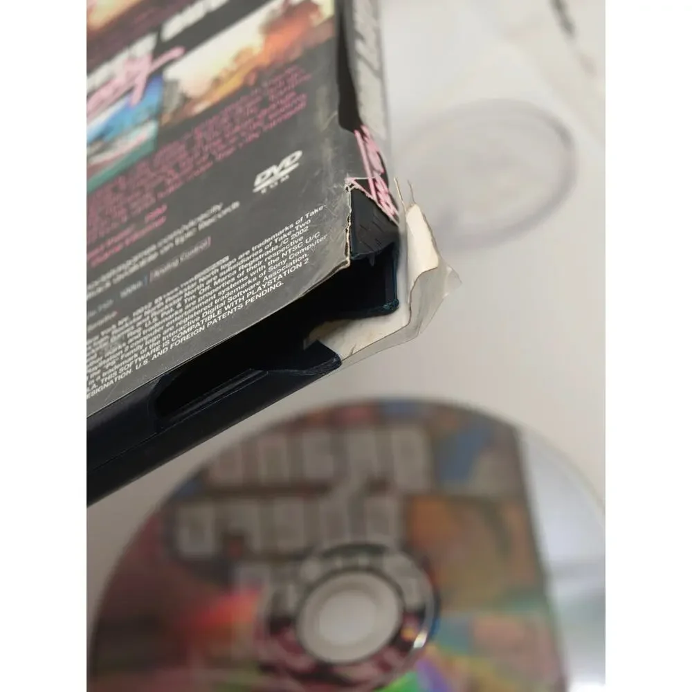 GTA Vice City PS2 Disc Only Rockstar Open World Tested